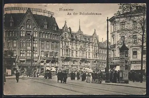 AK Hannover, Bahnhofstrasse