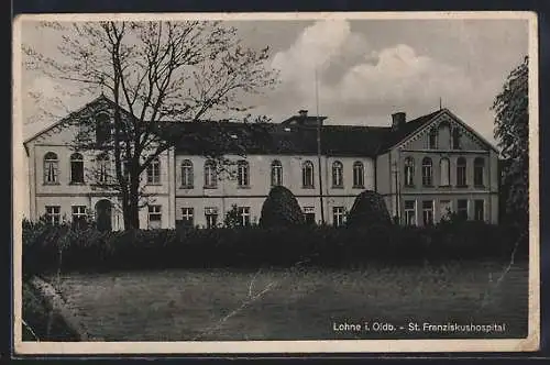 AK Lohne i. Oldb., Blick zum St. Franziskushospital