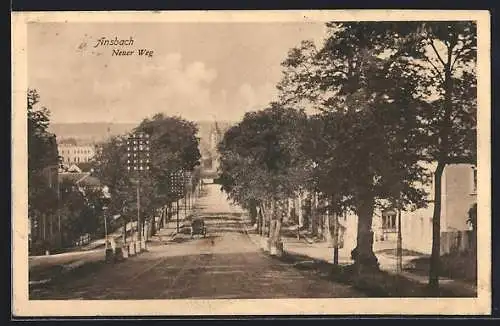 AK Ansbach / Bayern, Neuer Weg-Strasse