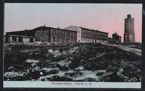 AK Brocken, Hotel und Aussichtsturm