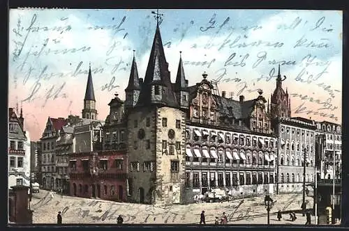 AK Alt-Frankfurt, Partie am Saalhof