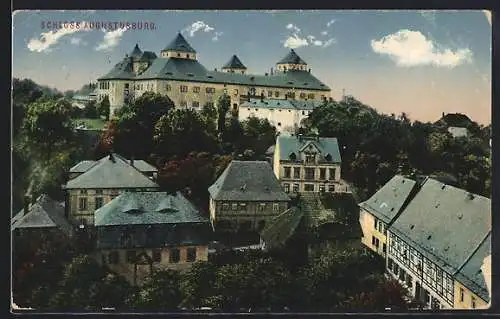 AK Augustusburg, Blick auf das Schloss