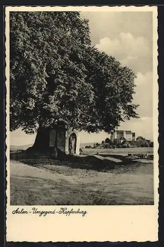 AK Aalen, Landstrasse mit Blick auf die Kapfenburg