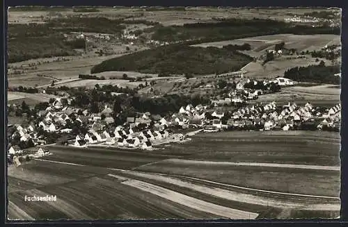 AK Fachsenfeld /Württ., Ortsansicht aus der Vogelschau