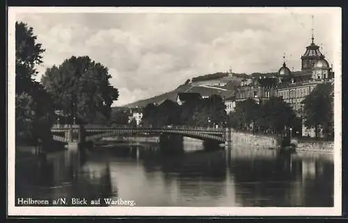 AK Heilbronn a. N., Blick auf Wartberg