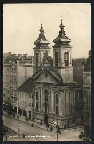 AK Wien, Rochuskirche an der Landstrasse