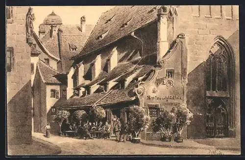 AK Nürnberg, Gasthaus Bratwurstglöcklein