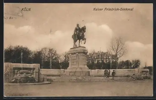 AK Köln, Kaiser Friedrich-Denkmal