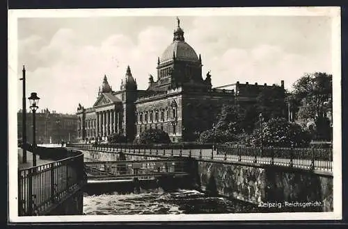 AK Leipzig, Reichsgericht mit Fluss