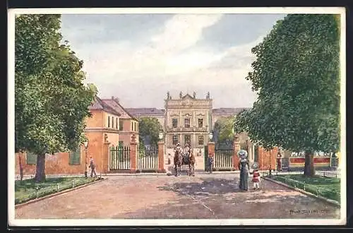 Künstler-AK Rud. Schmidt: Wien, Schloss Hetzendorf