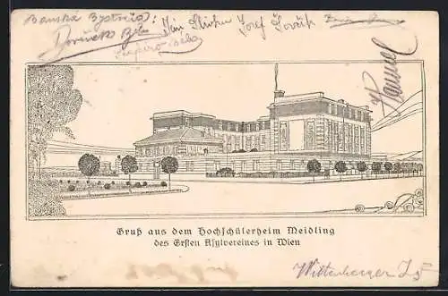 AK Wien, Hochschülerheim Meidling des Ersten Asylvereines in Wien