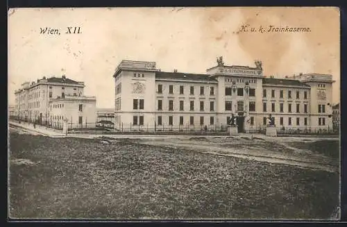AK Wien, Blick auf die K. u. K. Trainkaserne