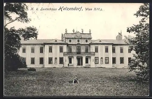 AK Wien, K. k. Lustschloss Hetzendorf