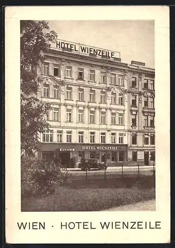 AK Wien, Hotel Wienzeile Dunklergasse 3