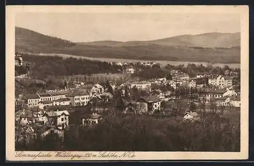 AK Wien, Weidlingau, Totalansicht von oben