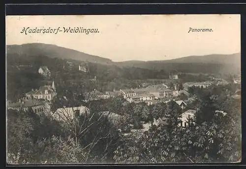 AK Wien, Hadersdorf-Weidlingau, Panorama