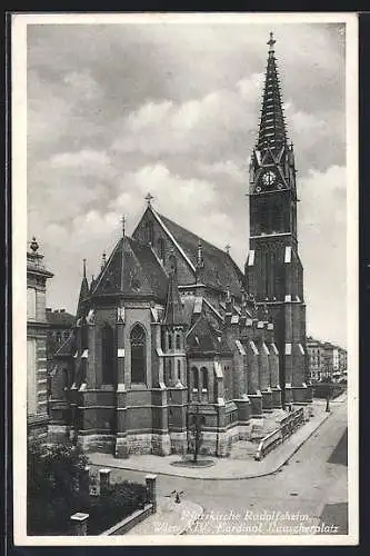 AK Wien, Pfarrkirche Rudolfsheim am Kardinal Rauscherplatz