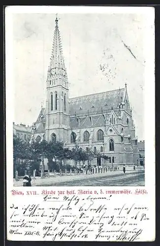 AK Wien, Kirche zur heil. Maria v. d. immerwähr. Hilfe