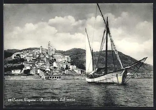 AK Cervo Ligure, Panorama dal mare