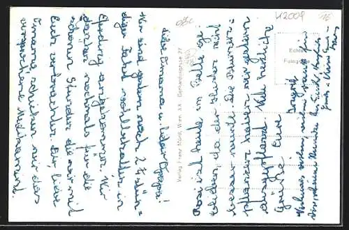 AK Eferding, Blick zum Schloss, Teilansicht