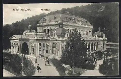 AK Baden bei Wien, Weg zum Kurhaus