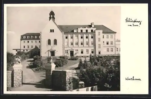 AK Schärding a. Inn, Blick zum Kurhaus