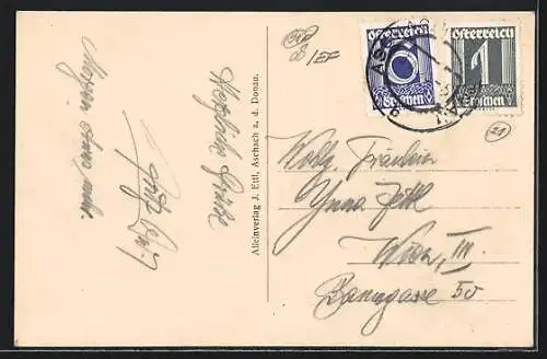 AK Aschach a. d. Donau, Ortsansicht