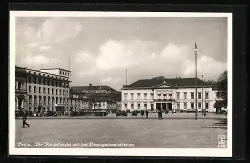 AK Berlin, Platz mit Reichskanzlei und Propagandaministerium