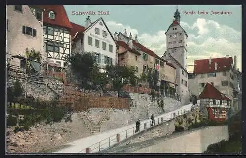AK Schwäbisch Hall, Partie am Josenturm