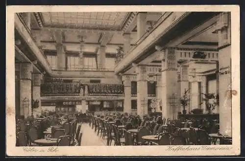 AK Köln, Kaffeehaus Germania, Hohestr. Ecke Gürzenichstr., Inh. Eugen Assheuer