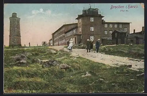 AK Brocken /Harz, Ortspartie