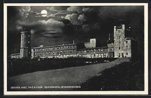AK Brocken / Harz, Brocken-Hotel