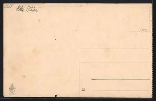 AK Trier, Kornmarkt mit Postamt