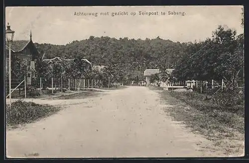 AK Sabang, Achterweg met gezicht op Seinpost