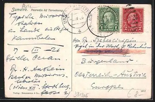 AK Taroetoeng /Sumatra, Pearadja