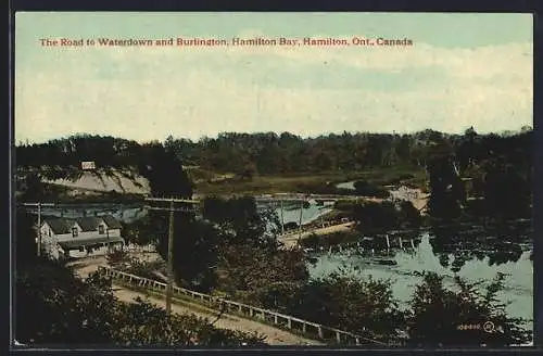 AK Hamilton Bay /Hamilton, The Road to Waterdown and Burlington