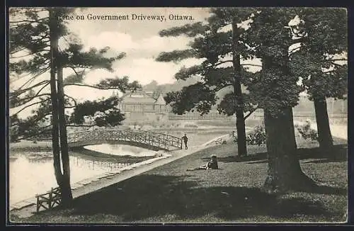 AK Ottawa, Scene on Government Driveway