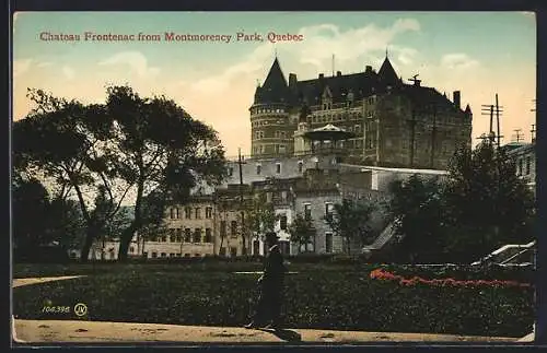 AK Quebec, Chateau Frontenac from Montmorency Park