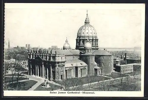 AK Montreal, Saint James Cathedral, Bird`s Eye View