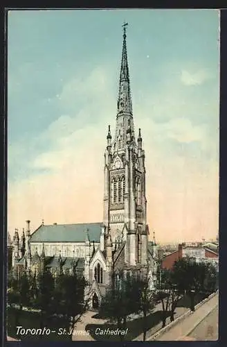 AK Toronto, St, James` Cathedral, Bird`s Eye View