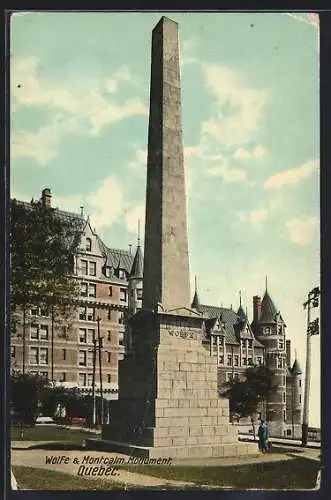 AK Quebec, Wolfe & Montcalm Monument