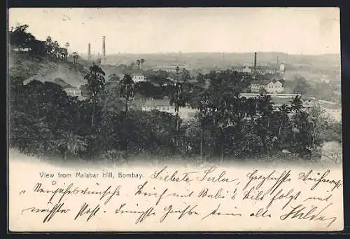AK Bombay, View from Malabar Hill