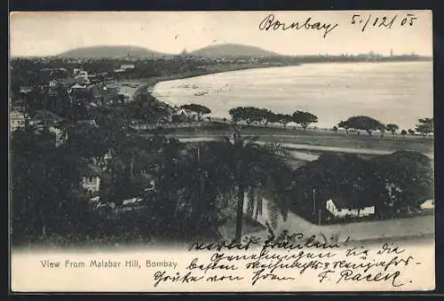 AK Bombay, View from Malabar Hill