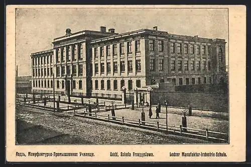 AK Lódz, Manufaktur-Industrie-Schule