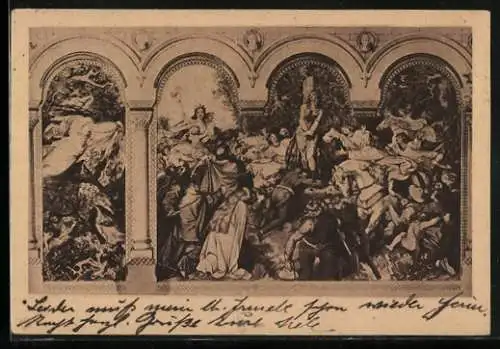 Künstler-AK Moritz von Schwind: Das Märchen von den sieben Raben