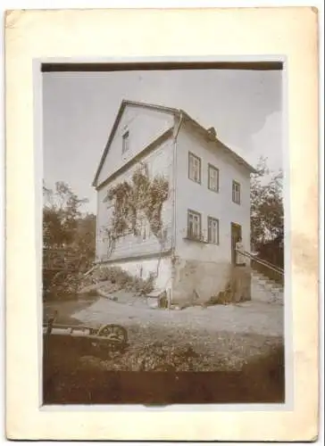Fotografie unbekannter Fotograf, Ansicht Oberfischbach, Handlung von Heinrich Kuh