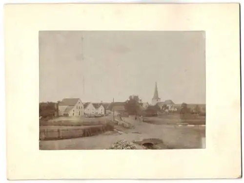 Fotografie Buss & Kupfer, Bad Kreuznach, Ansicht Strohn, Blick auf den Ort mit Kirche