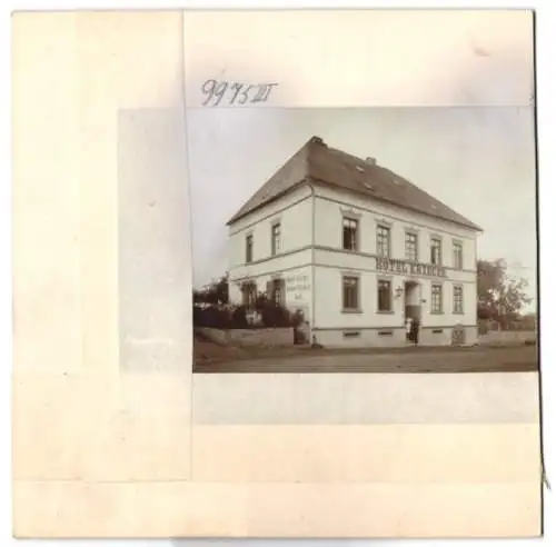 Fotografie Buss & Kupfer, Bad Kreuznach, Ansicht Holzhausen a. d. Heide, Hotel Krieger, Deutscher Radfahrer Bund