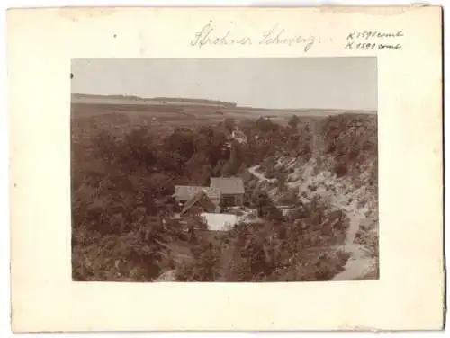 Fotografie Buss & Kupfer, Bad Kreuznach, Ansicht Strohn, Blick auf das Gehöft in der Strohner Schweiz