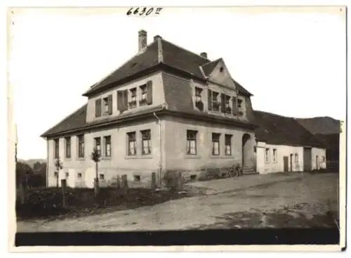 Fotografie Buss & Kupfer, Bad Kreuznach, Ansicht Hofeld, Blick auf die Gastwirtschaft